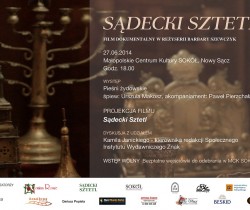 "Sądecki sztetl" Premiera kr&oacute;tkometrażowego filmu dokumentalnego w reż. Barbary Szewczyk