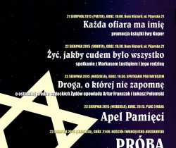 Uroczystości 73. rocznicy likwidacji getta w Nowym Sączu