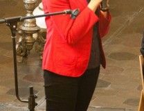 Wykład o historii Łemk&oacute;w - prelegent Barbara Bałuc. Fot. D. Chwastek. 