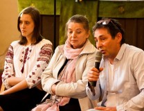 Od lewej: Hania Furman, Julia Doszna i Piotr Droździk. 