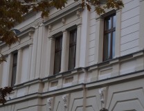 Fasada odnowionej poczty - październik 2017, fot. ŁP. 