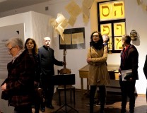 Otwarcie wystawy "Ocalone z pożogi" poświęconej książce żydowskiej. 29 kwietnia 2017 r. 