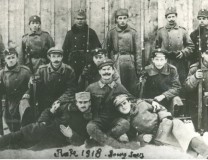 Nowy Sącz w 1918 r. - jedno z pierwszych zdjęć wykonane w wolnym mieście.
Fot. ze zbiorów I. Zielińskiej. 