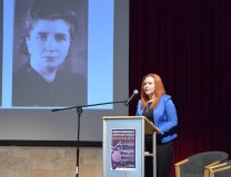 Dzień Pamięci o Ofiarach Holokaustu w Nowym Sączu - Wykład Edyty Danielskiej o twórczości Racheli Auerbach -  konferencja dla młodzieży, 26 stycznia 2018 r. w MCK SOKÓŁ. 