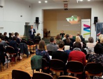 Pierwsza konferencja programu "Ciemności kryją ziemię" w Pedagogicznej Bibliotece Wojewódzkiej - wrzesień 2018 r. 