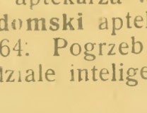 Informacja prasowa o śmierci Radomskiego. "Głos Podhala" 1929 r.